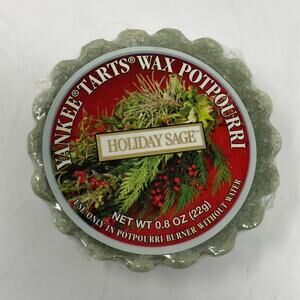 Yankee Candle Holiday Sage Tart Wax Potpourri Melt